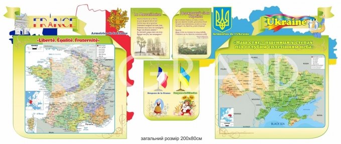 Стенди для кабінету французької мови