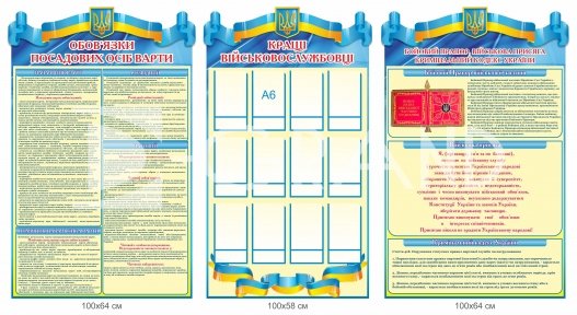 Комплект військових стендів