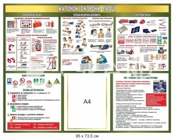 Куток охорони праці на виробництві