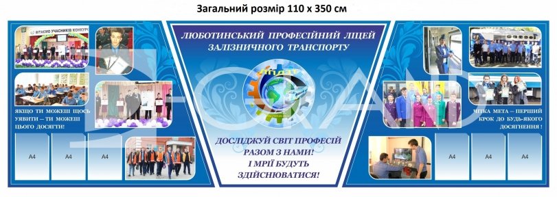 Комплект презентаційних стендів для ЗВО