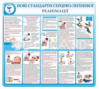 Стенд «Нові стандарти серцево-легеневої реанімації»