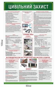 Плакат Цивільний захист