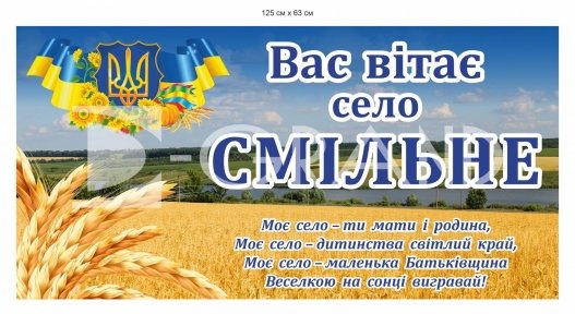 В'їзна панель для села (без стійок)