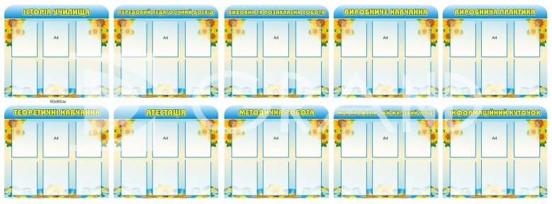 Комплект інформаційних стендів для коледжу