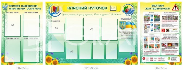 Комплект стендів 