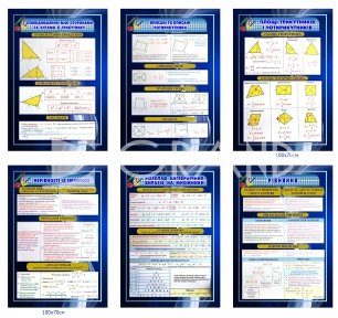 Комплект стендів для оформлення кабінету математики