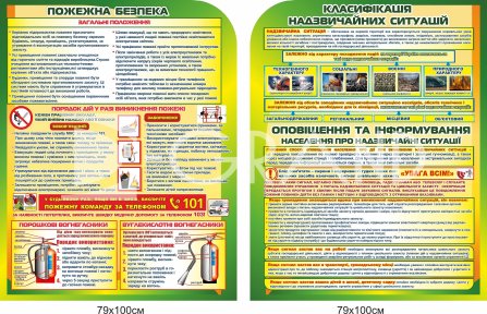 Комплект стендів пластикових 