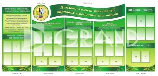 Комплект інформаційних стендів для циклової комісії