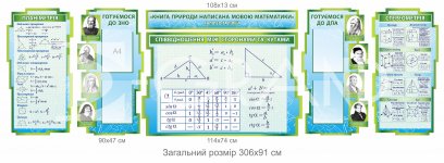 Стенд у кабінет математики 