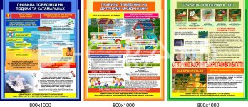 Комплект стендов по безопасности жизнедеятельности 