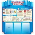 Стенд «Пожежна безпека»з кишенями А4
