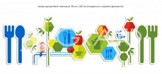 Комплект декоративного оформлення для їдальні