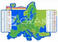 Стенд «Карта Євросоюзу англійською мовою»