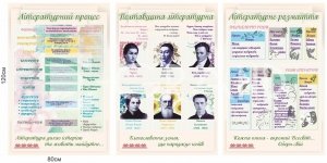 Комплект стендів для кабінету української літератури