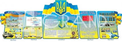 Комплект стендів з військово-патріотичного виховання