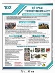 Дії в разі терористичного акту стенд 