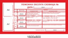 Стенд для военной части 